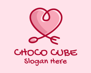 Relationship - Romantic Heart Restaurant logo design