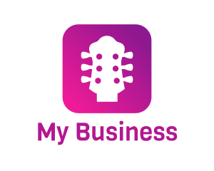 Guitar Tuner App logo design
