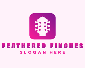 Guitar Tuner App logo design