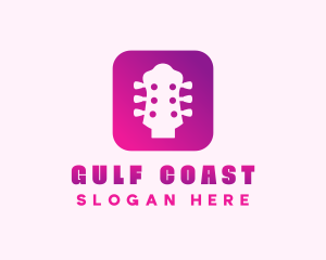 Guitar Tuner App logo design