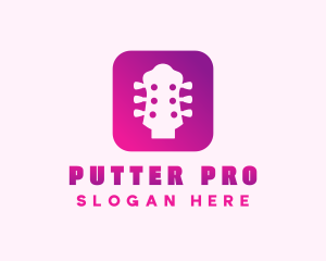 Guitar Tuner App logo design