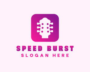 Guitar Tuner App logo design