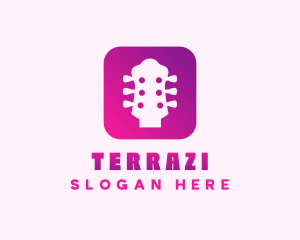 Guitar Tuner App logo design