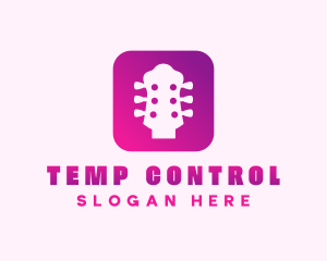 Guitar Tuner App logo design