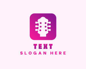 Guitar Tuner App logo design