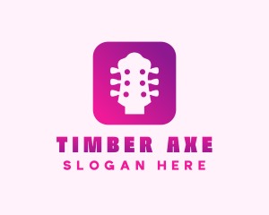 Guitar Tuner App logo design