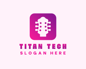 Guitar Tuner App logo design