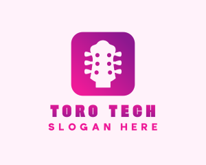 Guitar Tuner App logo design