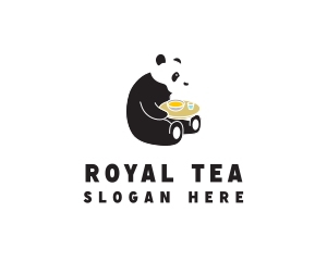 Panda Tea Restaurant logo design