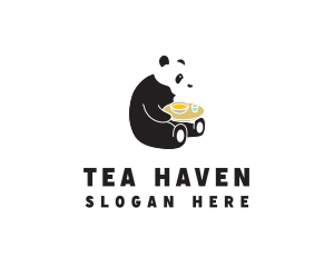 Panda Tea Restaurant logo design