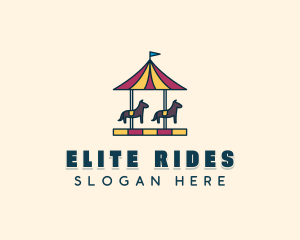 Horse Carousel Ride logo design