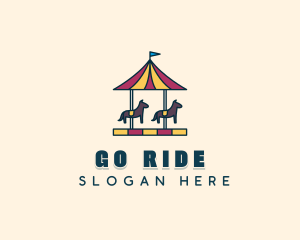 Horse Carousel Ride logo design