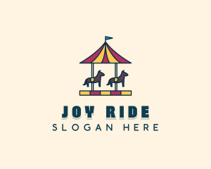 Horse Carousel Ride logo design