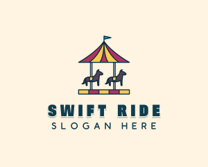 Horse Carousel Ride logo design