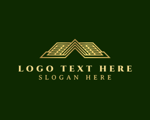 Mortgage - Luxury House Roofing logo design