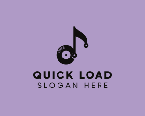 Download - Music Note Record logo design