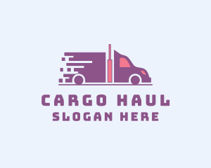 Express Transportation Truck logo design