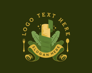 Banana Leaf - Filipino Suman Restaurant logo design