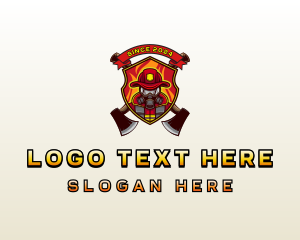 Firefighter - Firefighter Gas Mask logo design