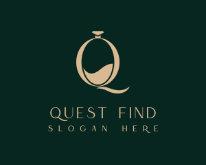 Elegant Perfume Letter Q logo design