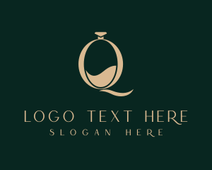 Elegant Perfume Letter Q Logo