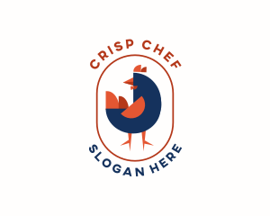 Chicken Rooster Bird logo design