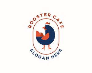 Rooster - Chicken Rooster Bird logo design