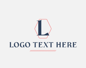 Lettermark - Hexagon Company Firm logo design