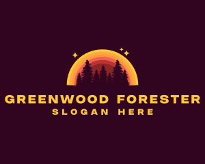 Nature Park Forest logo design