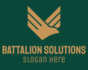 Battalion - Military Eagle Badge logo design