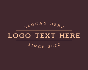 Hipster - Simple Elegant Boutique logo design