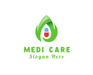 Pharmaceutic - Eco Capsule Medicine logo design