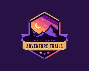 Outdoor Mountain Summit logo design