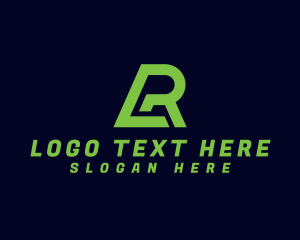 Letter Lr - Professional Industrial Letter LR Company logo design