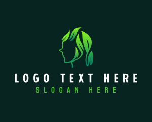 Therapist - Human Leaves Wellness logo design