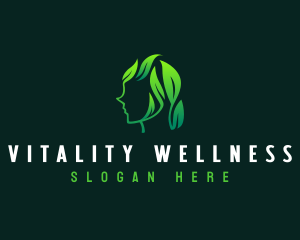 Human Leaves Wellness logo design