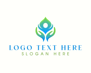 Yoga - Natural Spa Massage logo design