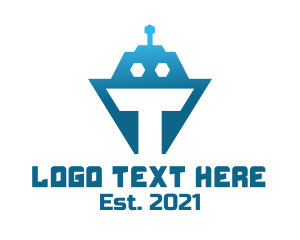 Bot - Tech Tank Robot logo design