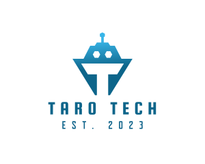 Tech Tank Robot logo design