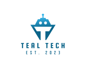 Tech Tank Robot logo design