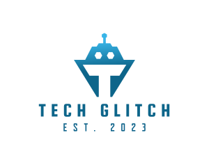 Tech Tank Robot logo design