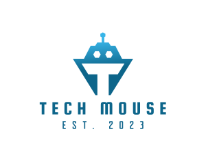 Tech Tank Robot logo design