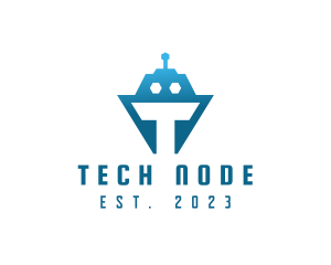 Tech Tank Robot logo design