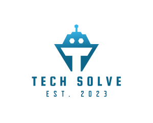 Tech Tank Robot logo design