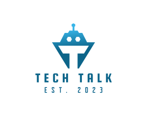 Tech Tank Robot logo design