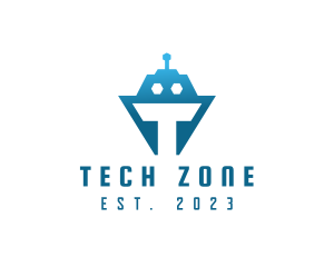 Tech Tank Robot logo design