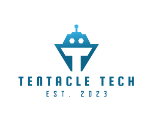 Tech Tank Robot logo design