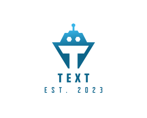 Tech Tank Robot logo design