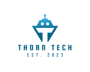 Tech Tank Robot logo design