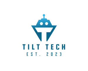 Tech Tank Robot logo design